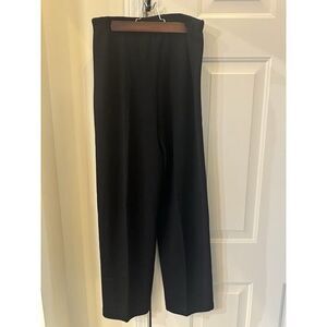 ST‎ JOHN KNIT BLACK  100% WOOL SLACKS MEDIUM